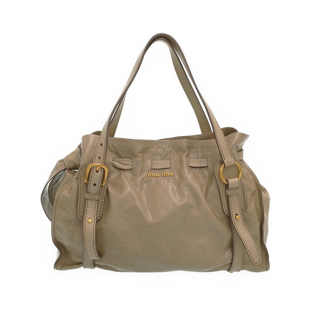 Miu Miu Side Rion Tote Bag